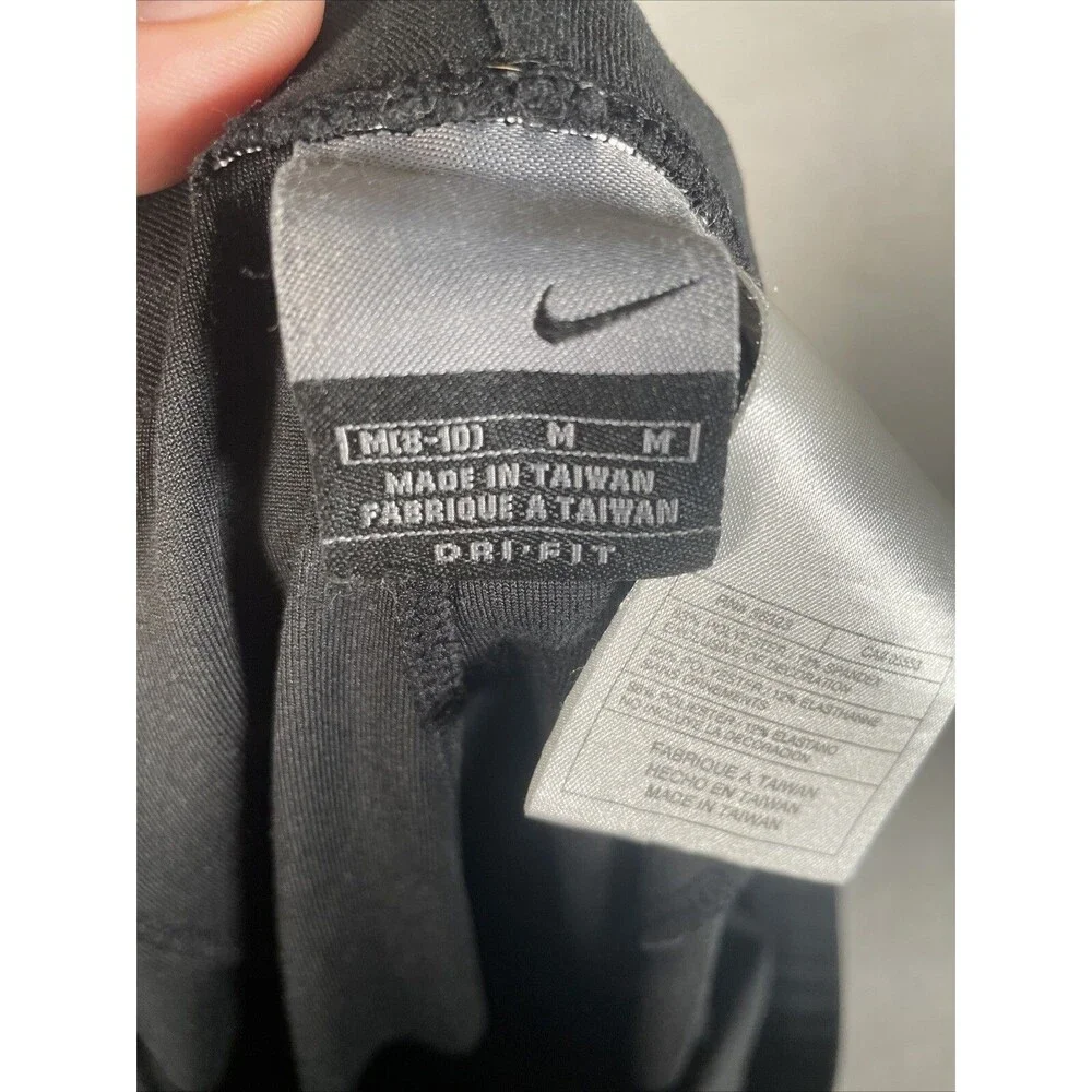 Women’s Nike‎ Capri Joggers Size Medium Dri Fit Black Pants Athleisure Work Out
